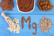 Different types of magnesium supplements including glycinate, citrate, oxide, and malate