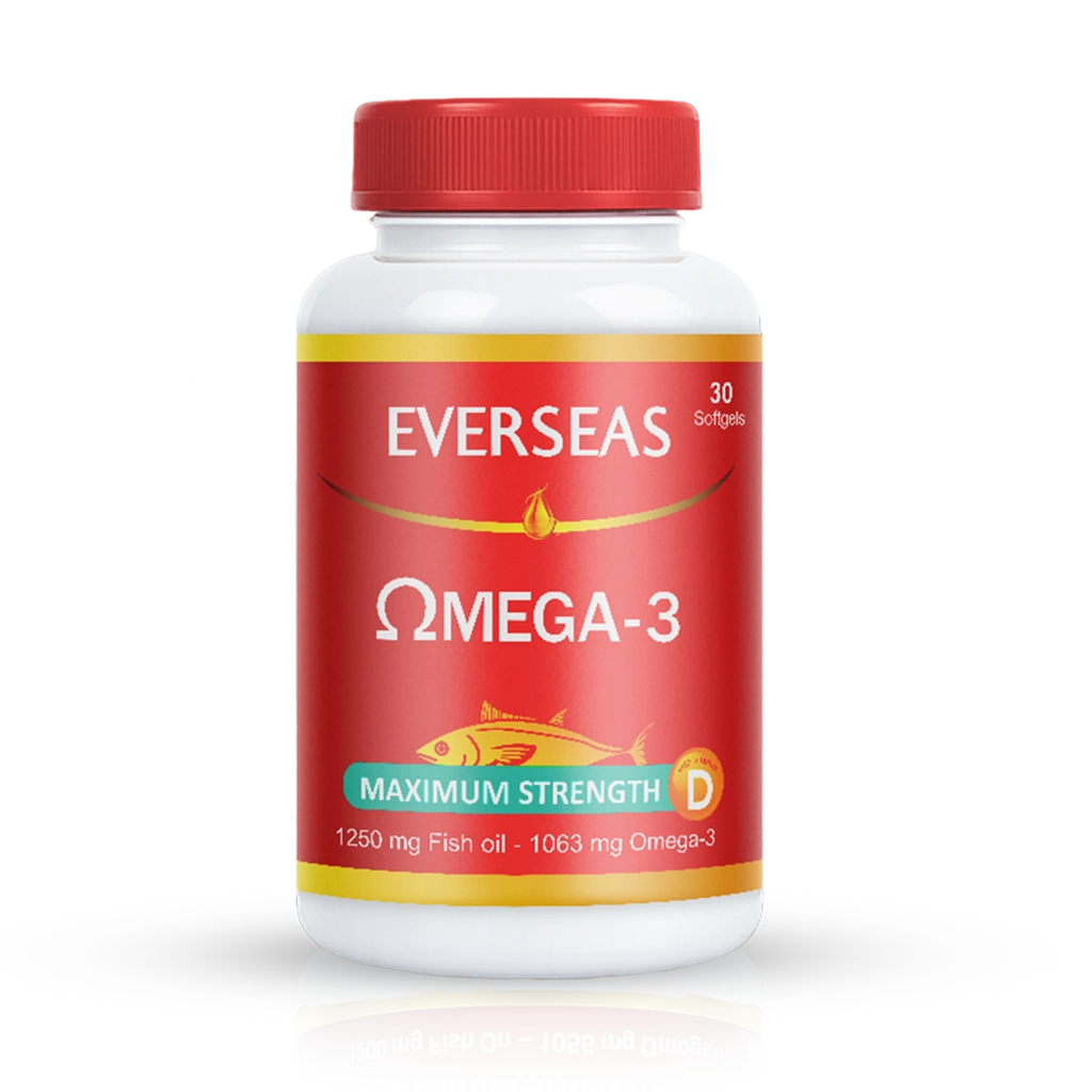 Everseas Omega-3 Maximum Strength Softgels