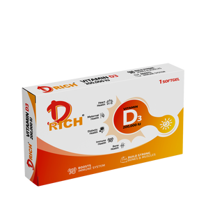 D-Rich | vitamin D3 | 200000 iu | with Evening Primerose Oil