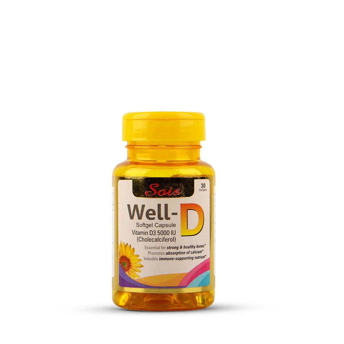 Well-D Softgel - Sois Life Sciences