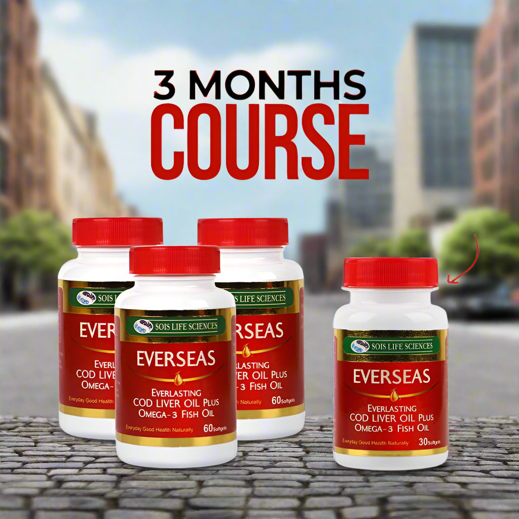 Buy 3 Everseas Softgel 60's and get 1 Everseas Softgel 30's Free - Sois Life Sciences