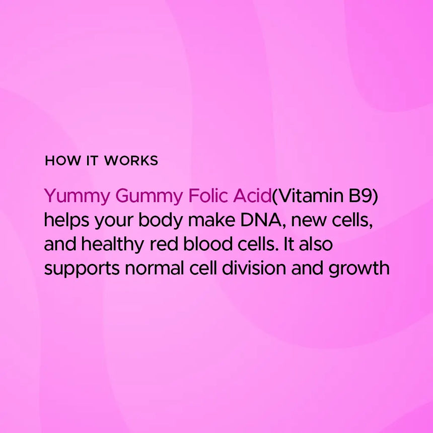 Yummy Gummy Folic Acid