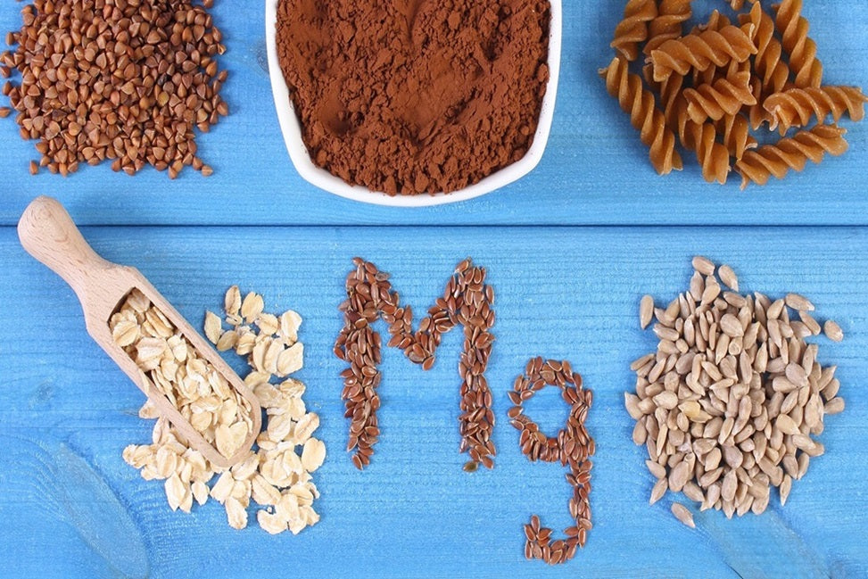 Different types of magnesium supplements including glycinate, citrate, oxide, and malate