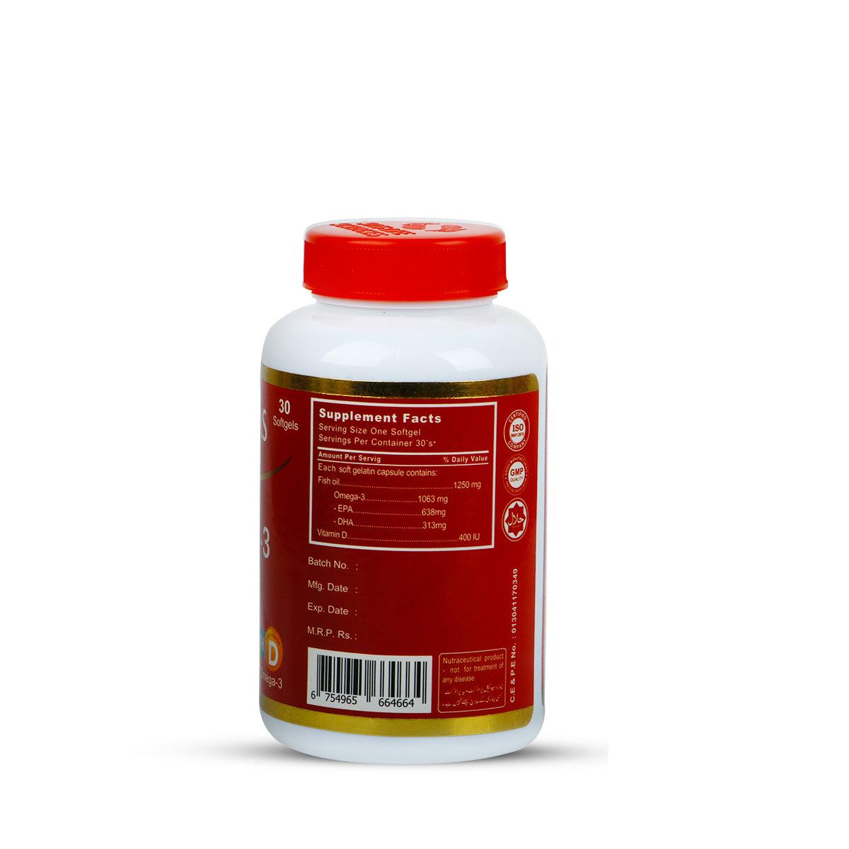 Everseas Omega-3 Maximum Strength Softgels