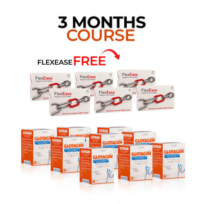 Buy 3 Glotagen Sachet & Get 2 FlexEase Blister FREE - Sois Life Sciences