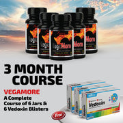 VegaMore - A Complete Course of 6 Jar 6 Vedoxin Tablet
