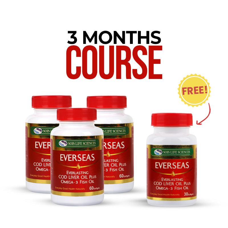 Buy 3 Everseas Softgel 60's and get 1 Everseas Softgel 30's Free - Sois Life Sciences