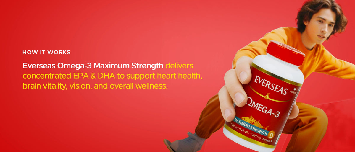 Everseas Omega-3 Maximum Strength Softgels
