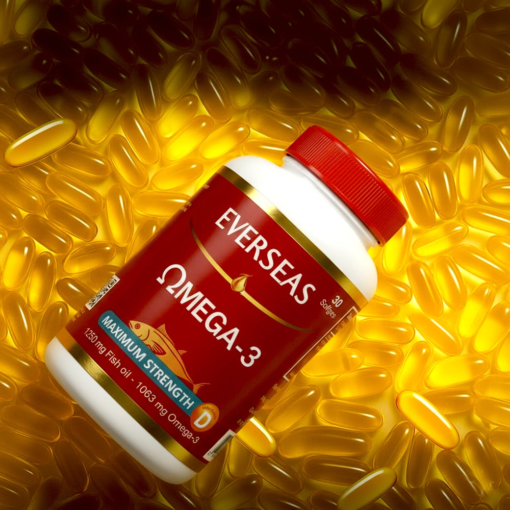 Everseas Omega-3 Maximum Strength Softgels