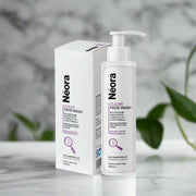 Neora Clear Face Wash bottle and packaging on a white background