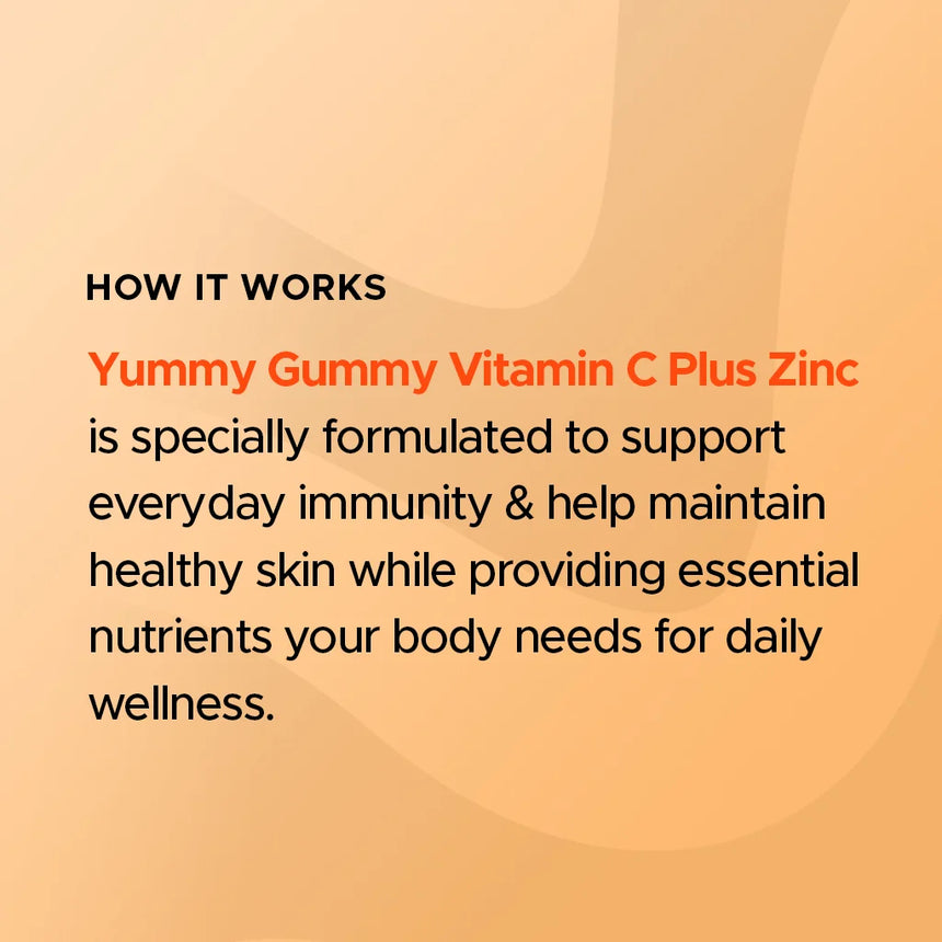 Yummy Gummy Vitamin C Plus Zinc