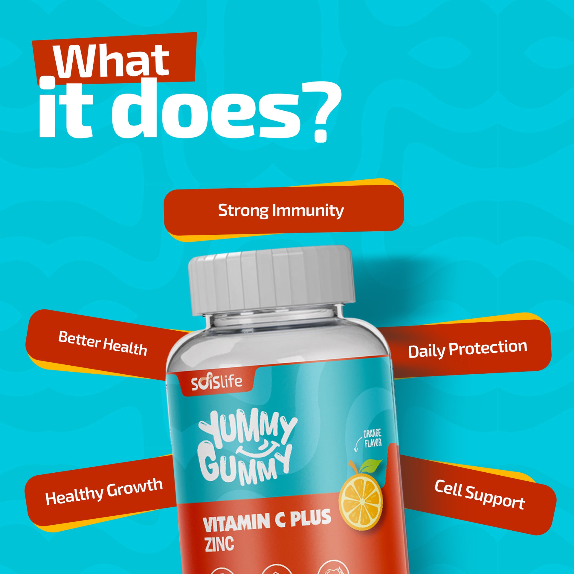 Yummy Gummy Vitamin C Plus Zinc